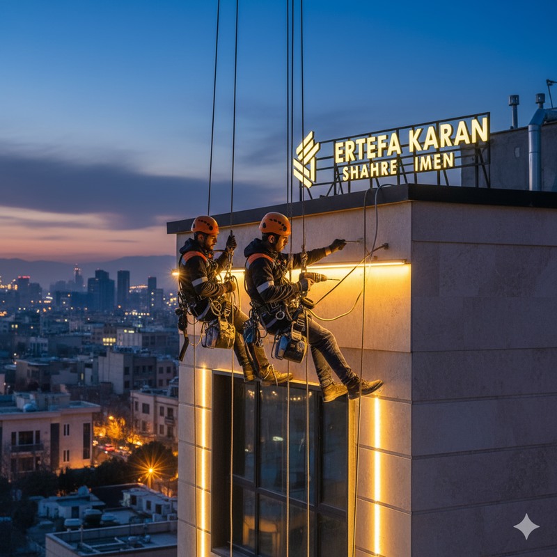 ایمنی و اجرای تخصصی در ارتفاع