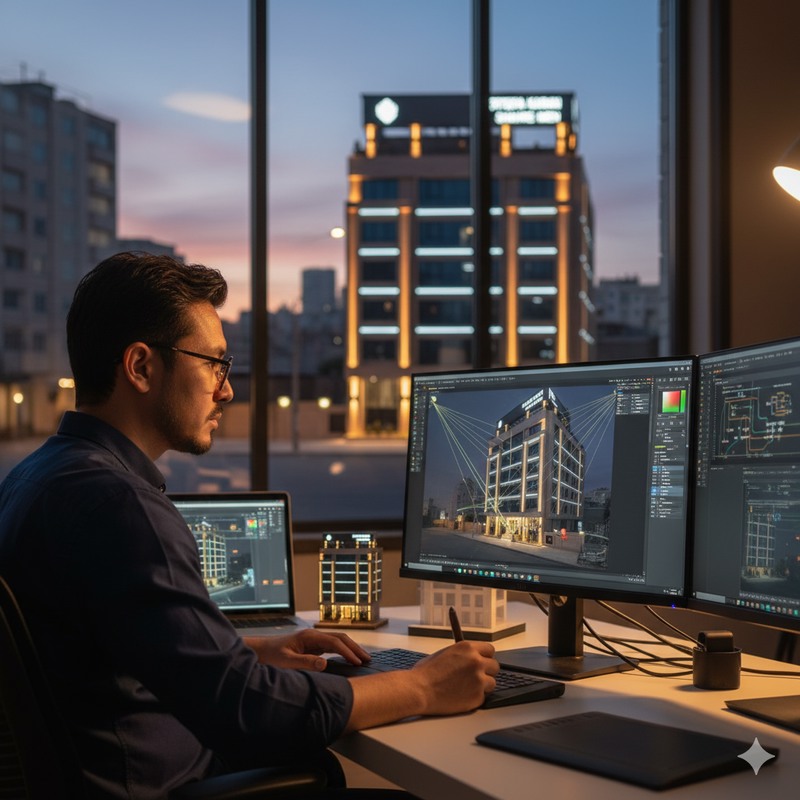 اصول بنیادین طراحی نورپردازی نما