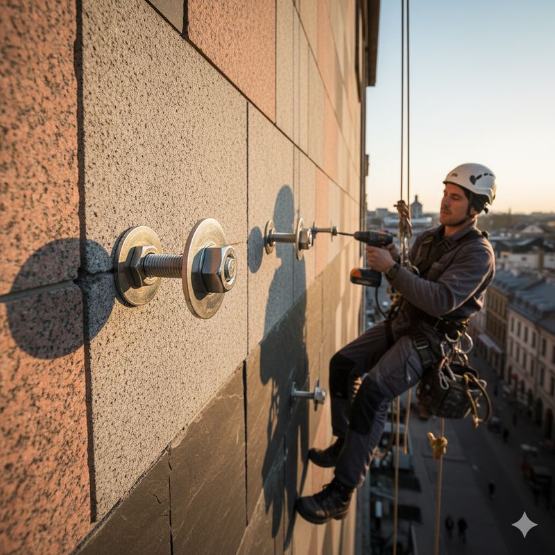 پیچ رولپلاک نما ساختمان