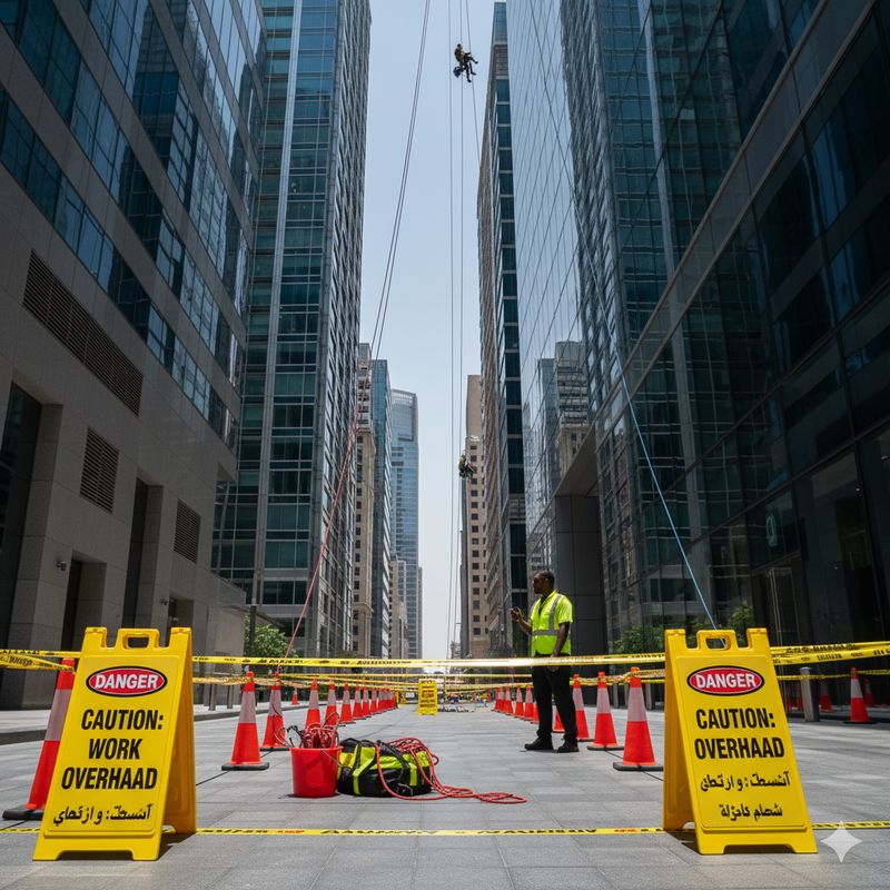 تأمین و نگهداری نمای برج‌ها با راپل