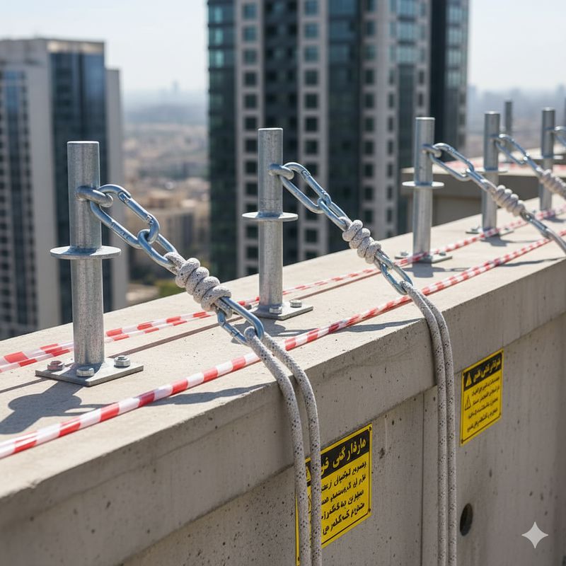 پیچ رولپلاک نمای ساختمان با راپل