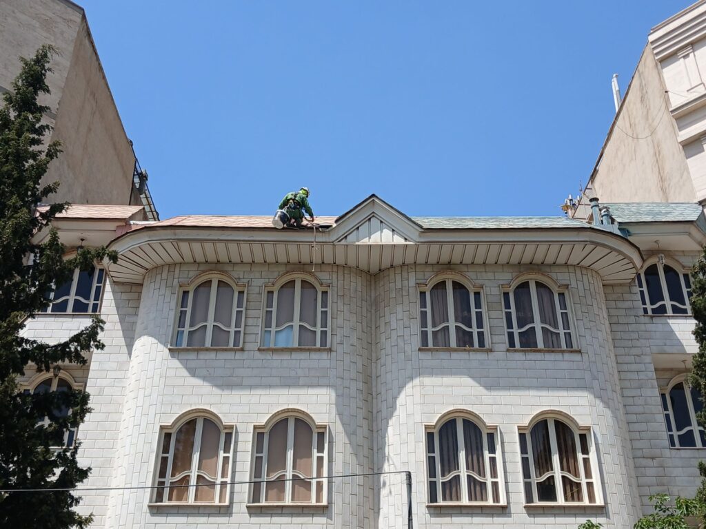 نماشویی ساختمان در رشت